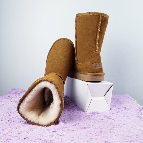 Fur Boot, Arctic SHEEPSKIN LEATHER WATERPROOF Real Shearling boot us7 rated -35 - Picture 2 of 7